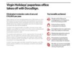Virgin Holidays’ Paperless Office Takes off with DocuSign
