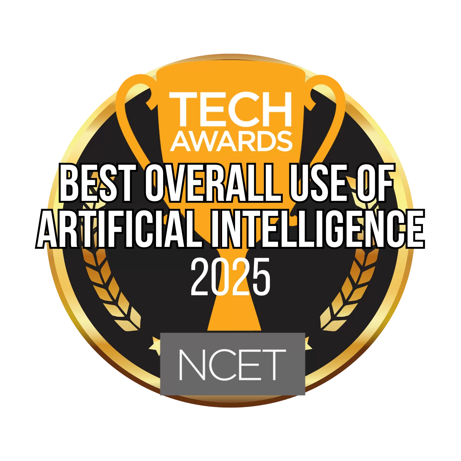 2025 Tech Awards Best Overall Use of AI Badge