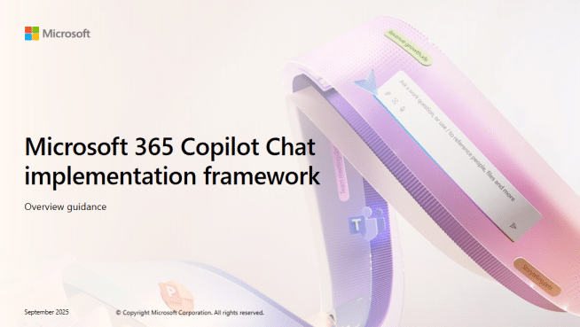 Microsoft 365 Copilot Chat framework overview